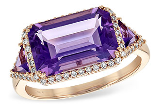 K190-19404: LDS RG 3.48 TW AMETHYST 3.70 TGW (12x8MM)