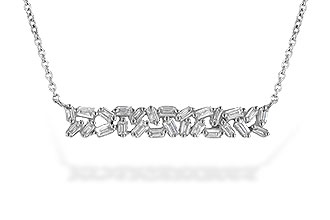K190-23004: NECK .24 TW BAGUETTES