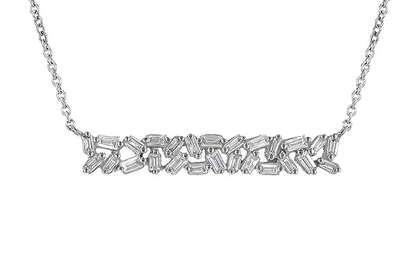 K190-23004: NECK .24 TW BAGUETTES