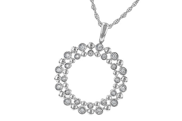 K190-23013: NECKLACE .12 TW
