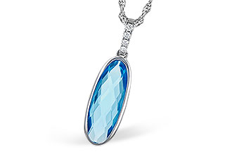 K272-93968: NECK 1.90 BLUE TOPAZ 1.93 TGW