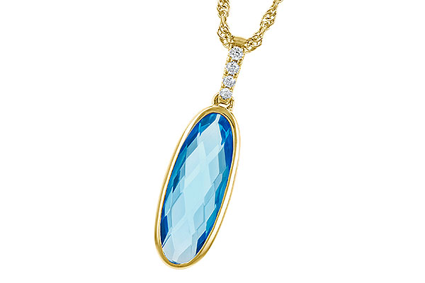 K272-93968: NECK 1.90 BLUE TOPAZ 1.93 TGW