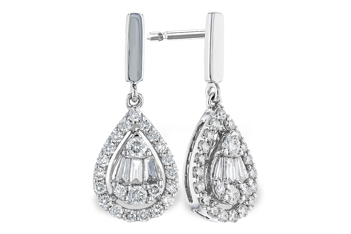 K273-83059: EARRINGS .08 TW BAG .40 TW