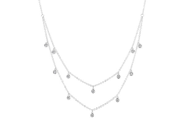 K273-83077: NECKLACE .22 TW (18 INCHES)