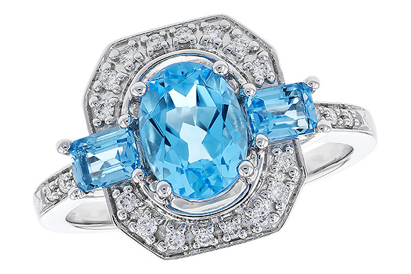 K273-84895: LDS RG 1.75 TW BLUE TOPAZ 1.90 TGW