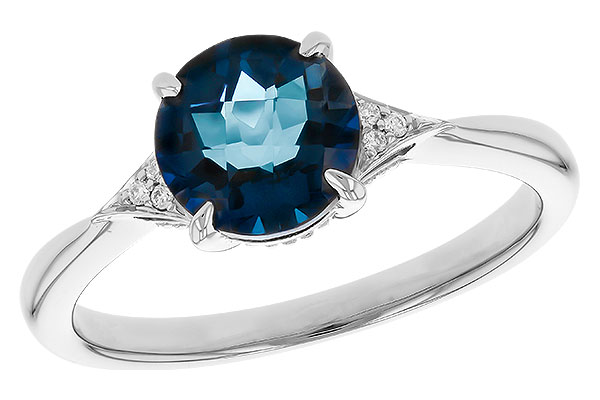 K273-86668: LDS RG 1.60 LONDON BLUE TOPAZ 1.62 TGW (7MM RD)