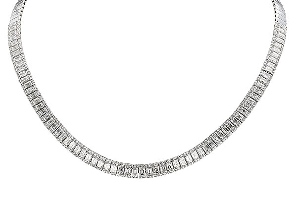 K273-89368: NECKLACE 9.26 E.C. 11.00 TW (16")