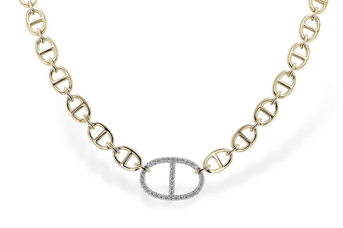 K273-90304: NECKLACE .65 TW (17")
