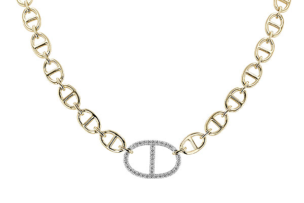 K273-90304: NECKLACE .65 TW (17")