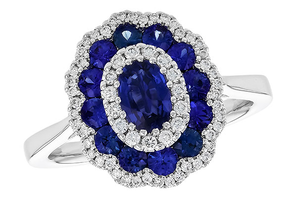 K273-90341: LDS RG 1.33 TW SAPPHIRE 1.56 TGW (6x4 MM SAPP)