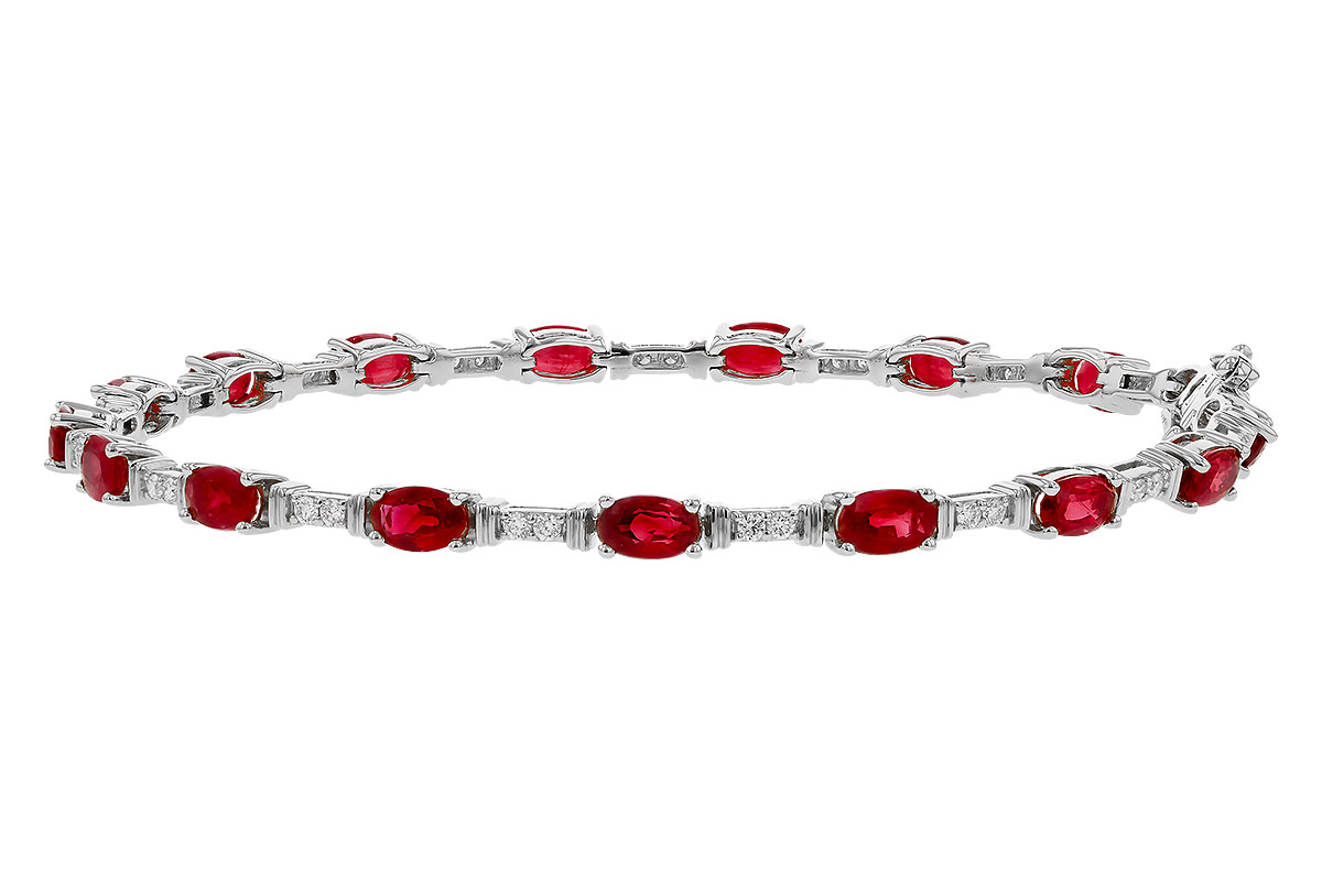 K274-74904: BRACELET 4.65 RUBY 4.97 TGW (7")