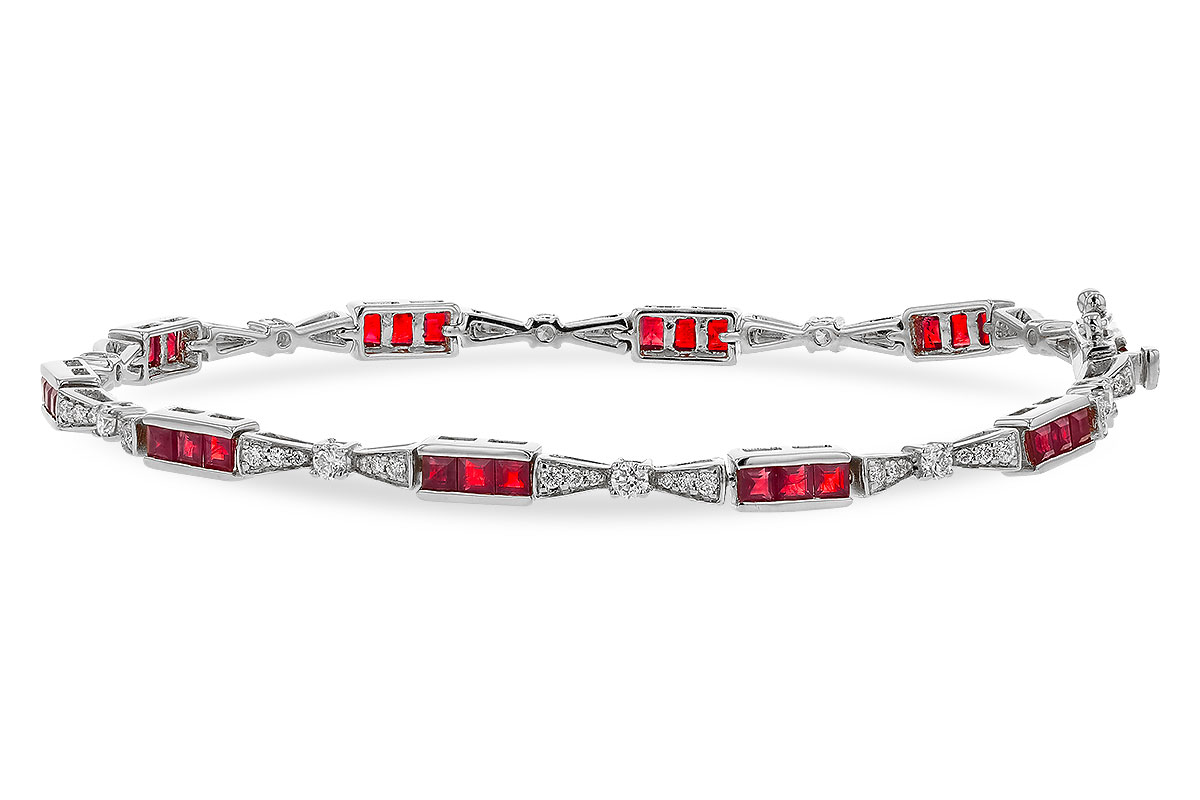 K274-78495: BRACELET 2.05 RUBY 2.70 TGW (7")