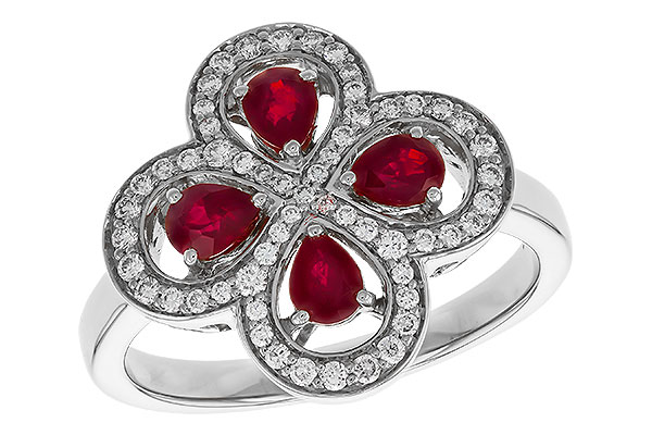 K274-78504: LDS RG .68 TW RUBY .96 TGW
