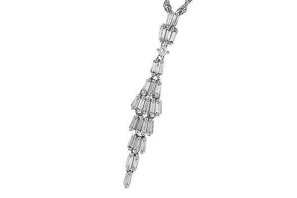 K274-78513: NECKLACE .33 BAG .35 TW
