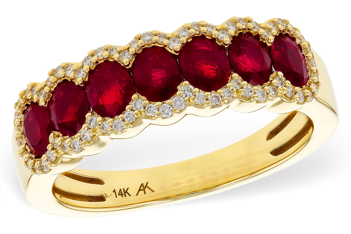 K274-80286: LDS WED RG 1.40 TW RUBY 1.57 TGW