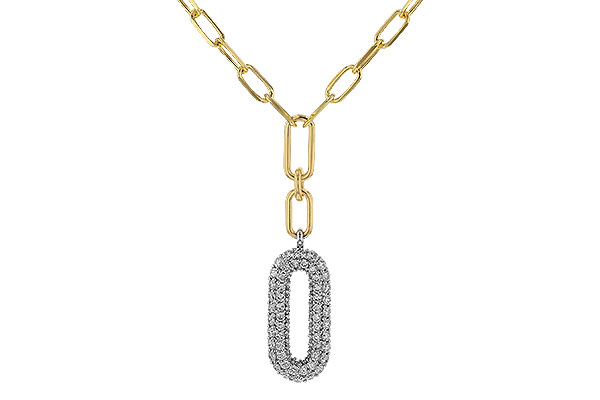 K274-80304: NECKLACE .96 TW (18")