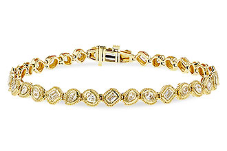 K274-80341: BRACELET 2.15 TW FANCY CUT DIAMONDS