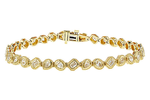 K274-80341: BRACELET 2.15 TW FANCY CUT DIAMONDS