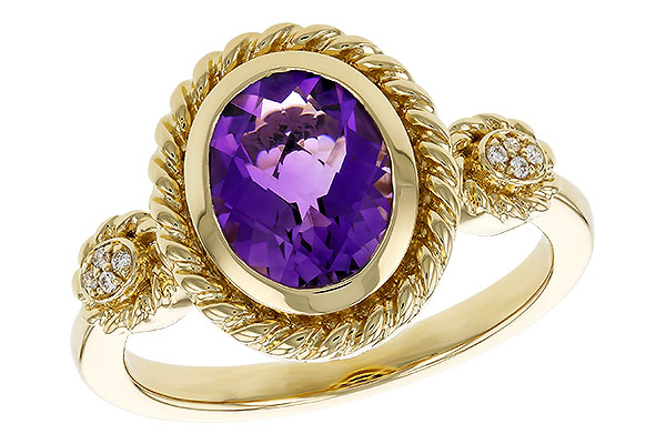 K274-81213: LDS RG 1.38 AMETHYST 1.40 TGW (9x7MM AMY)