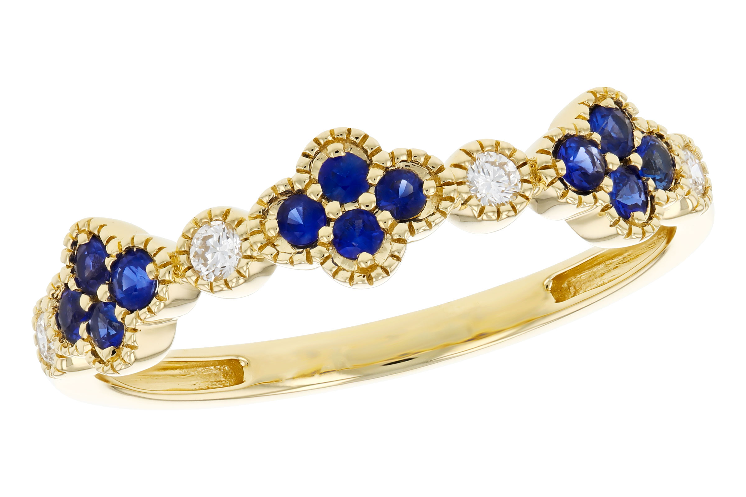 K275-66659: LDS WED RG .23 TW SAPPHIRE .31 TGW