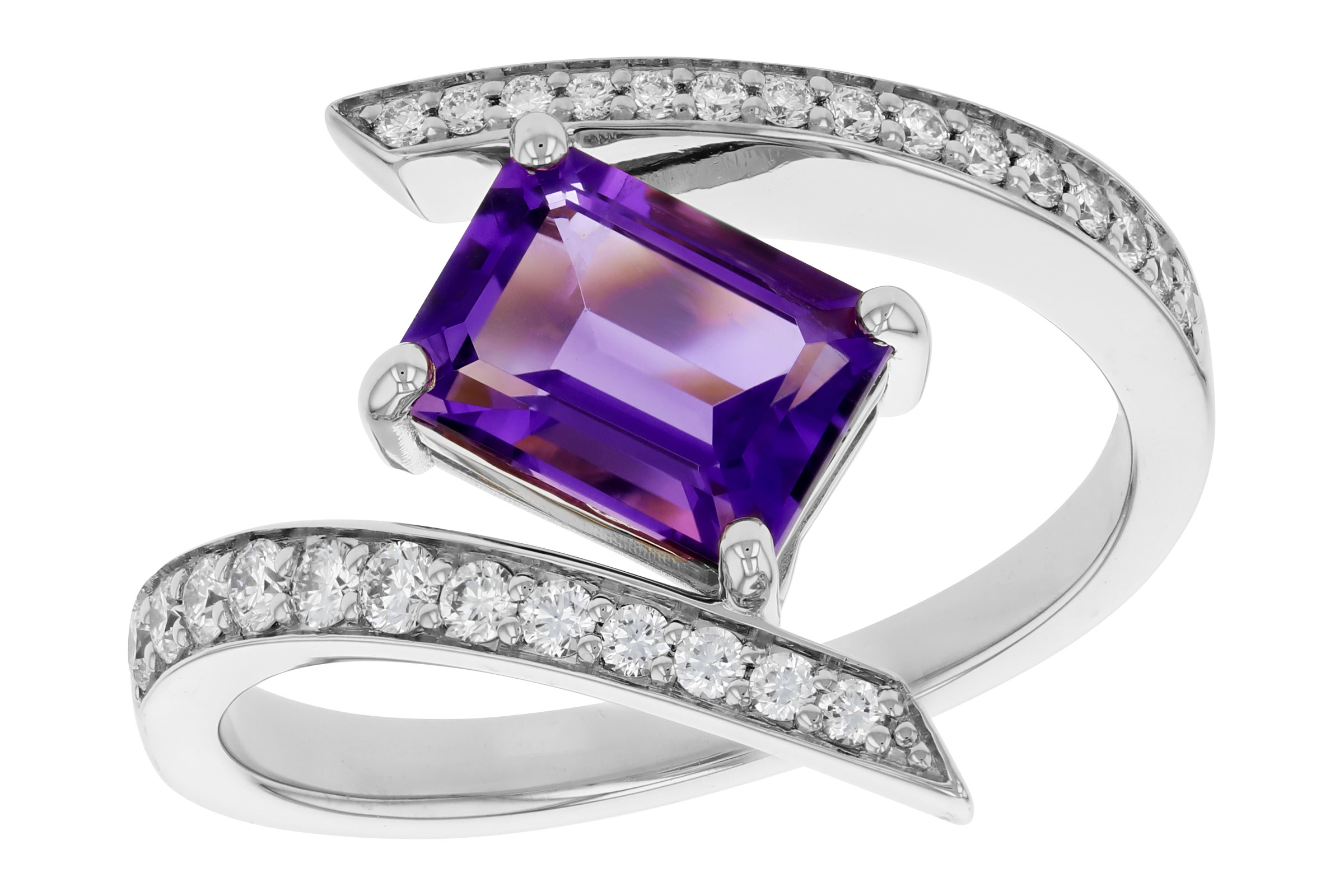 K275-66695: LDS RG 1.36 AMETHYST 1.63 TGW (8x6MM AMY)
