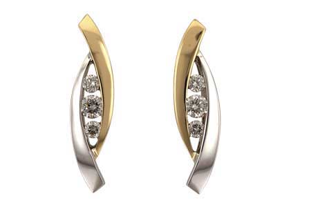 L000-25759: EARRINGS .27 TW