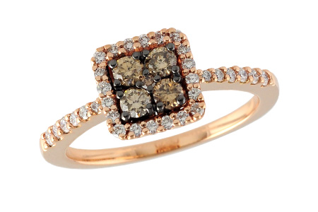 L186-62104: LDS DIA RG .27 BROWN DIA .53 TW