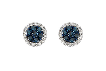 L187-50295: EARR .45 BLUE DIA .70 TW