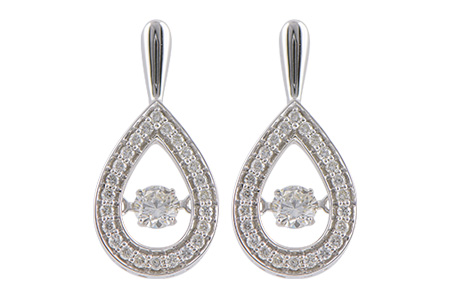 L188-38459: EARRINGS .59 TW