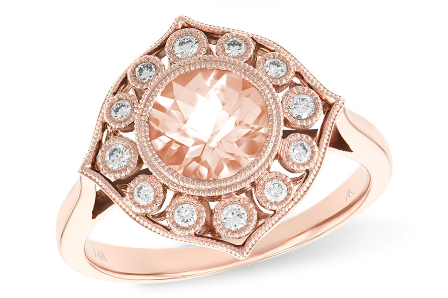 L188-40295: LDS RG .90 MORGANITE 1.05 TW