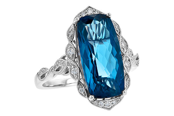 L190-19368: LDS RG 6.75 LONDON BLUE TOPAZ 6.90 TGW