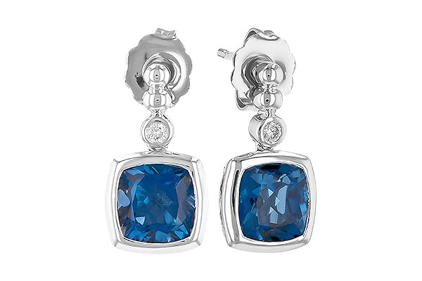 L272-91195: EARR 1.78 LONDON BLUE TOPAZ 1.82 TGW