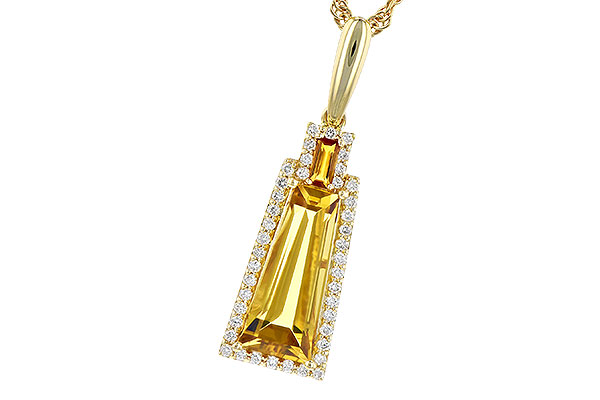 L272-92177: NECK 2.38 CITRINE 2.58 TGW