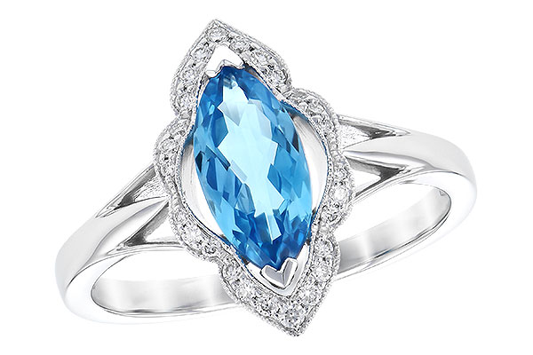 L272-97622: LDS RG 1.26 BLUE TOPAZ 1.37 TGW