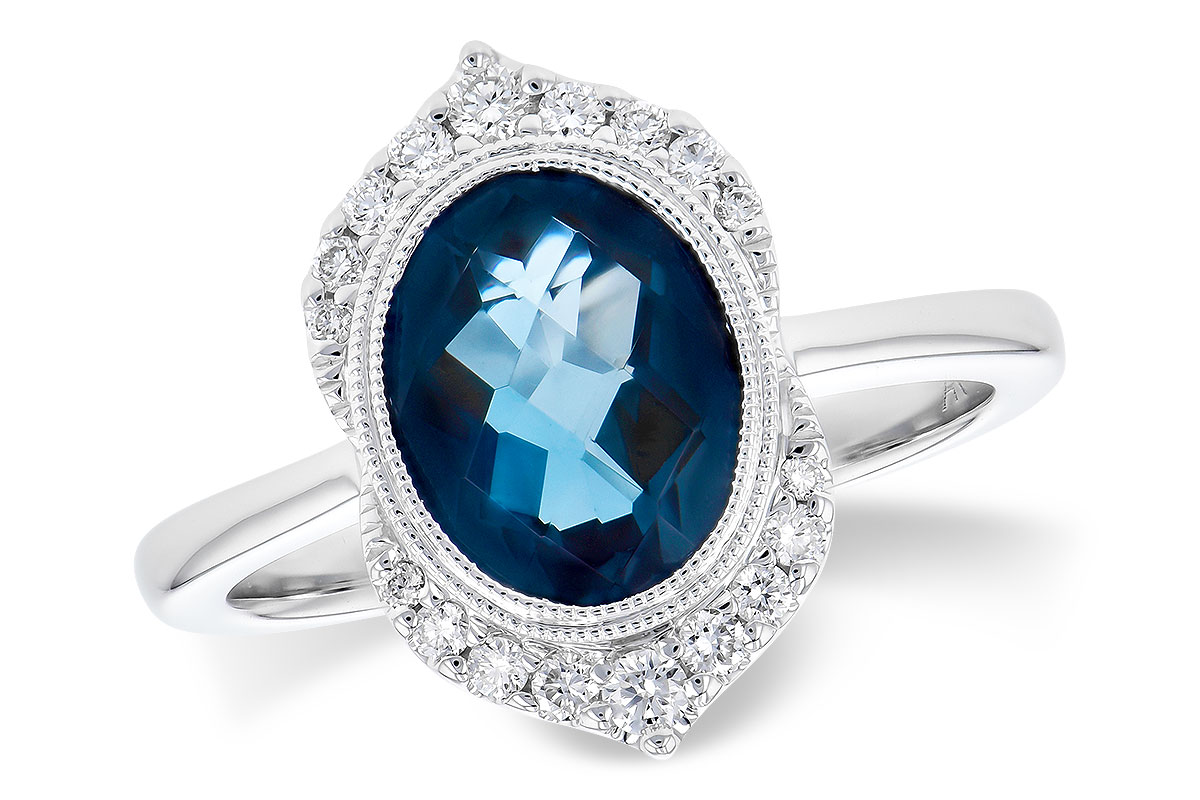 L272-98513: LDS RG 1.86 LONDON BLUE TOPAZ 2.00 TGW