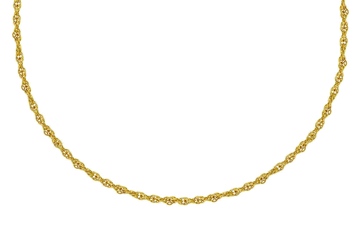 L273-87604: ROPE CHAIN (22IN, 1.5MM, 14KT, LOBSTER CLASP)