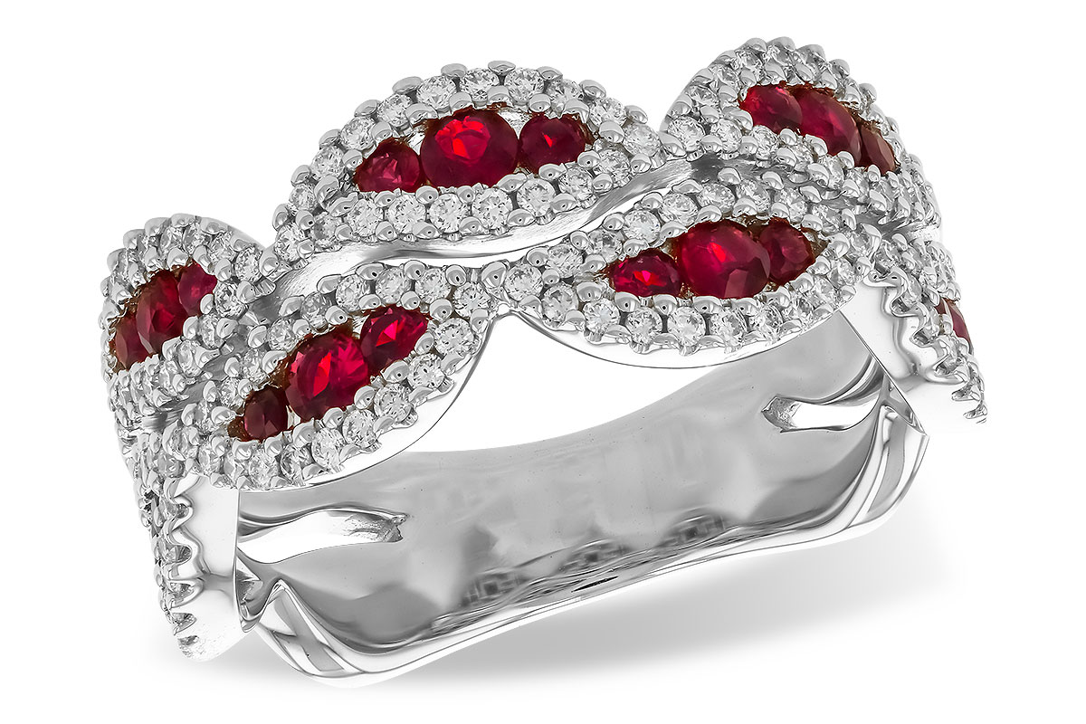 L273-90350: LDS WED RG .70 TW RUBY 1.11 TGW