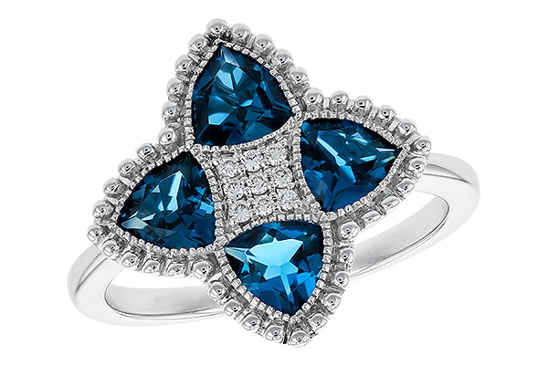 L274-77550: LDS RG 1.62 LONDON BLUE TOPAZ 1.66 TGW