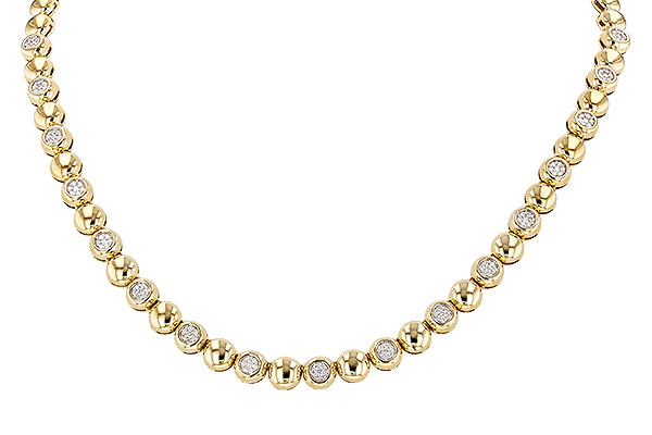 L274-77631: NECKLACE .87 TW (17")