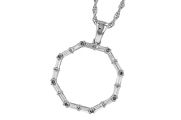 L274-78477: NECKLACE .35 TW BAG DIAS