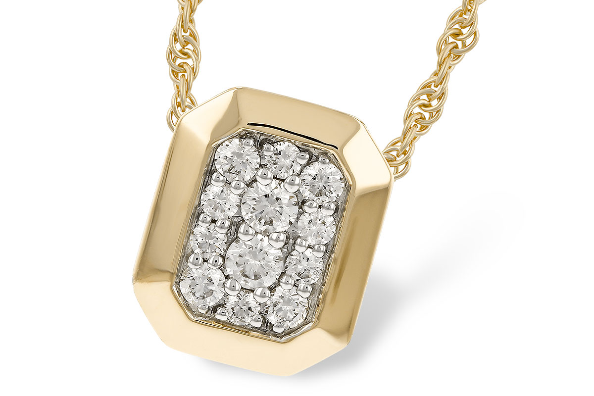 L274-79377: NECKLACE .25 TW