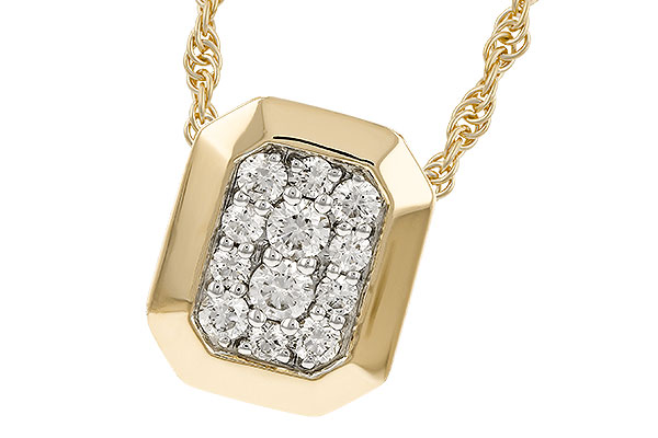 L274-79377: NECKLACE .25 TW
