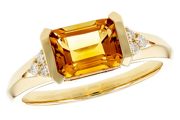 L274-79395: LDS RG 1.46 CITRINE 1.55 TGW (8x6MM CIT)