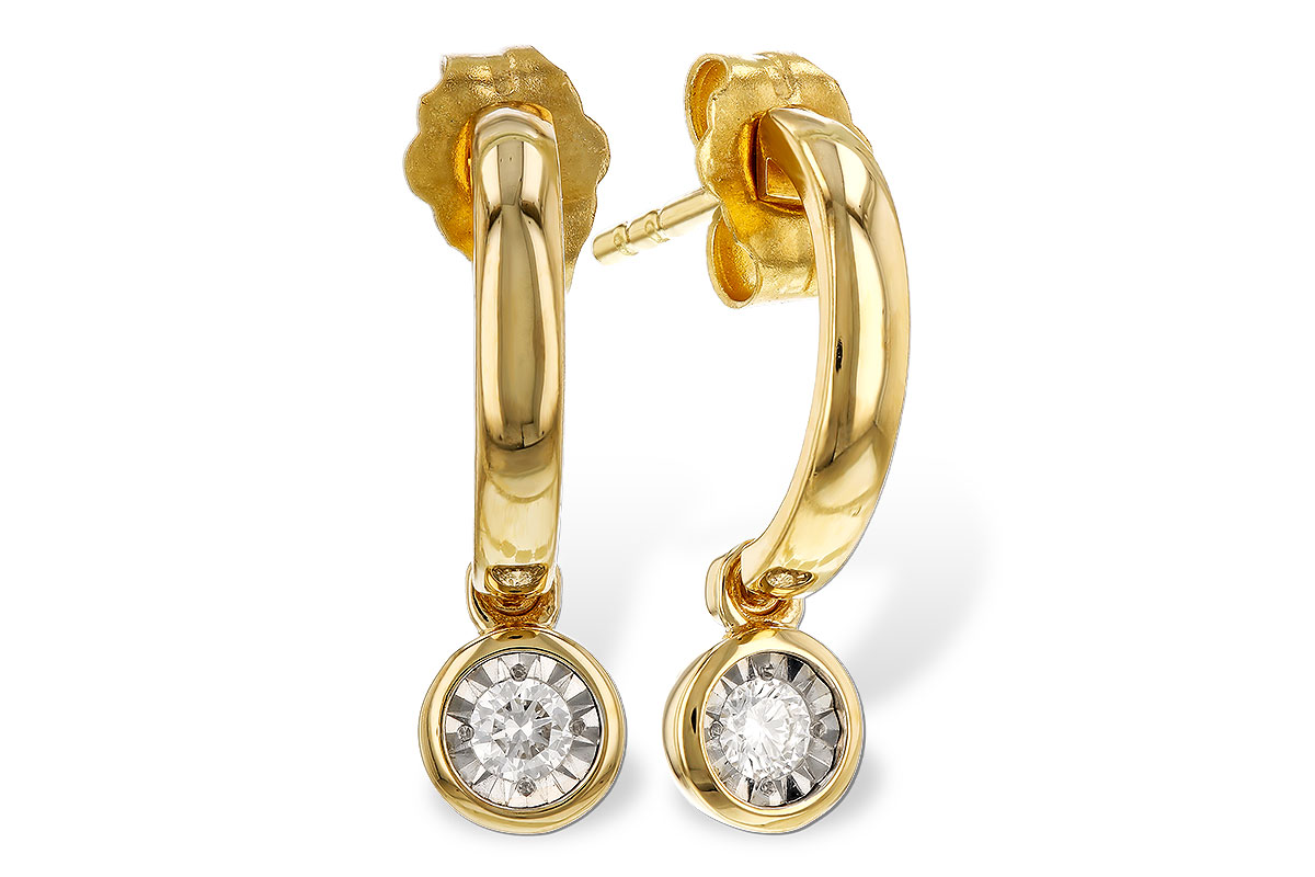 L274-79413: EARRINGS .10 TW