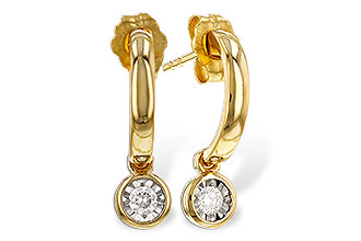 L274-79413: EARRINGS .10 TW