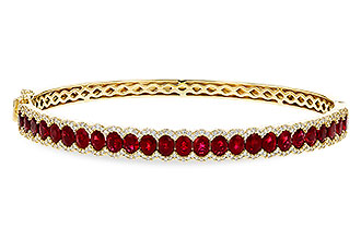 L274-80277: BANGLE 5.04 TW RUBY 5.60 TGW