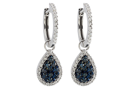 M186-63040: EARR .50 BLUE DIA .95 TW