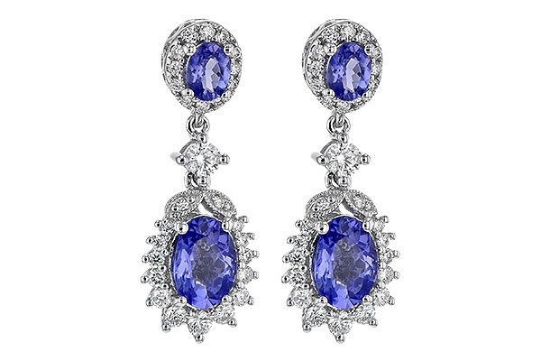 M190-23995: EARR 1.80 TW TANZANITE 2.33 TGW