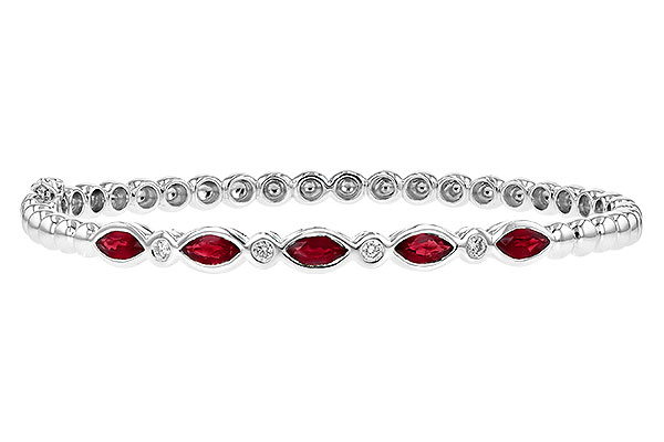 M190-25777: BANGLE 1.50 RUBY 1.63 TGW