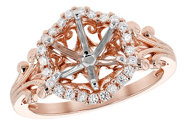 M272-92131: LDS SEMI DIA RG .20 TW (FOR 2.00 CTR)